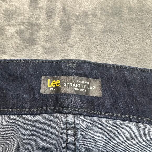 Lee Straight Leg Jeans‎ Women's Size 22W Blue Denim - Picture 4 of 7